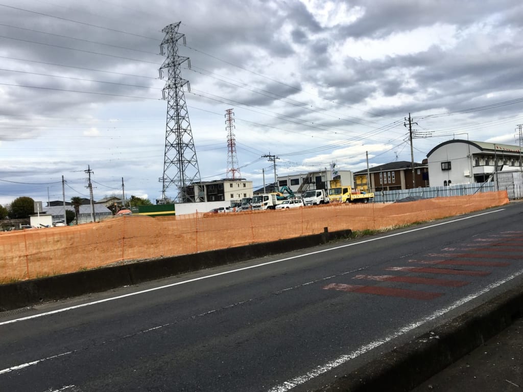 閉店した「セーブオン群馬町東国分店」の跡地