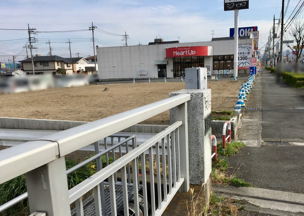 閉店した「塚田農場高崎店」の跡地